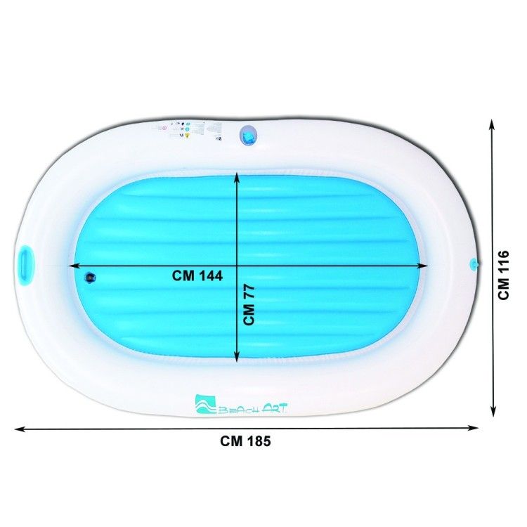 Isola Yacht Line - Materassino gonfiabile ovale