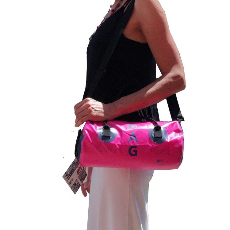 Borsa impermeabile nautica donna con manici e...