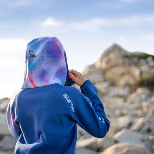 Glow - Giacca neoprene donna con cappuccio