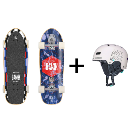 Pacchetto Surf skate Bang29 + Casco multisport HS9